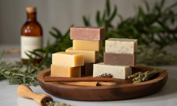 Pure Botanical Cleanse — A gentle mini square bar crafted with plant‑based oils for a soft, refreshing cleanse. Subtle, natural scent. Perfect for everyday use. Simple Shea Bar — Rich in shea butter for a creamy lather that nourishes and hydrates. Ideal for sensitive skin. Crisp Linen Soap Light, airy fragrance with a clean finish. Leaves skin smooth